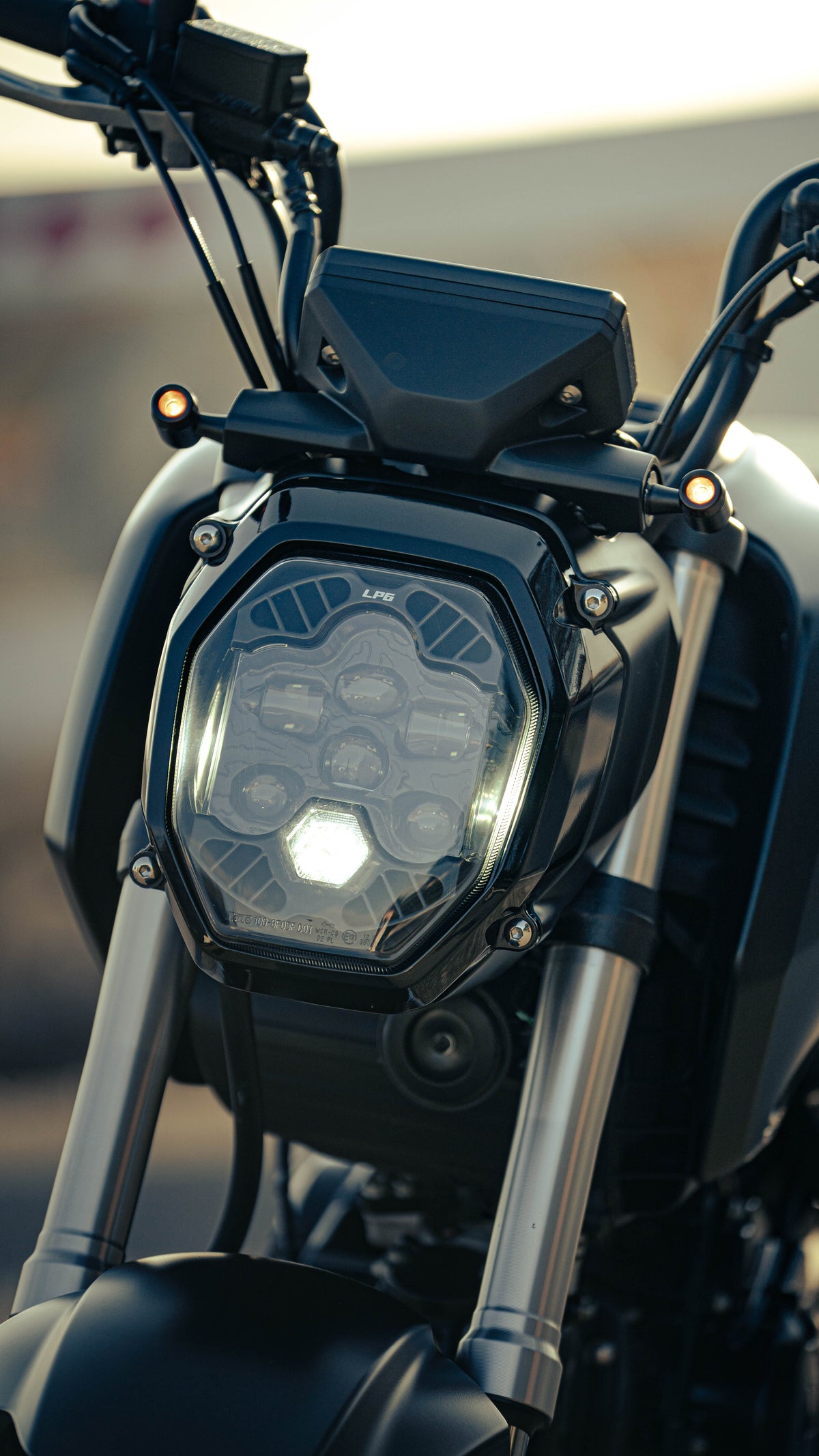 Honda Grom Baja Designs LP6 headlight bracket